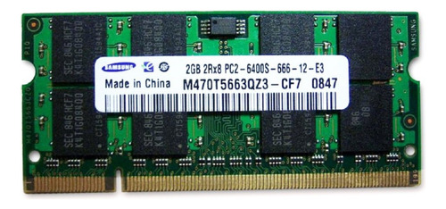 Memoria Ram Sodimm Ddr2 2gb 800mhz Samsung Notebook - Plus