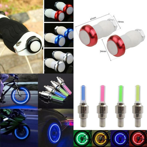 Pack Led Bicicleta Llanta + Puños