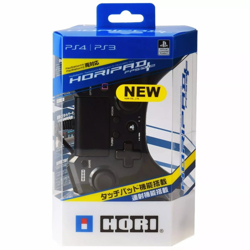 Hori Pad 4 Fps Azul Compatível Com Ps3 E Ps4 Pro Top