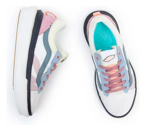 Tenis Vans Old Skool Overt Plus Multicolor Unisex Vlbdu Original