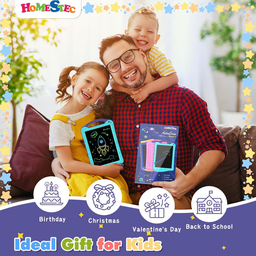 Astrodraw Dibujo Pad Juguetes, Colorido Lcd Tableta D...