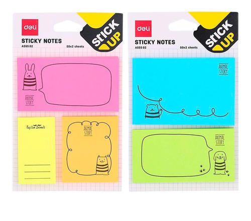 Notas Adhesivas Deli Set Mensaj Sticky Notes 100 Hjs Ea55502