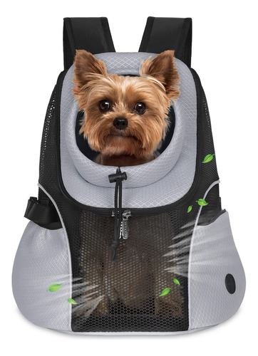 Mochila Ventilada Para Perros Pequeños 2.3-4.5 Kg Con Cintur