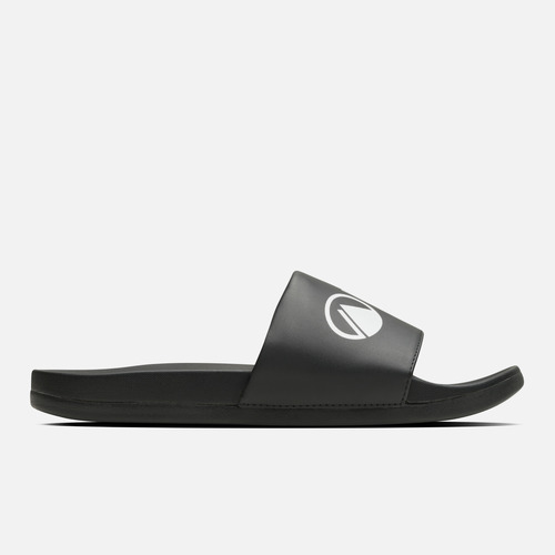 Sandalia Mujer Insigne Slide Negro Beige Lippi