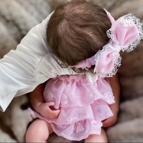 Bebe Reborn Original Silicona Sólida Blando 33 Cm Realista