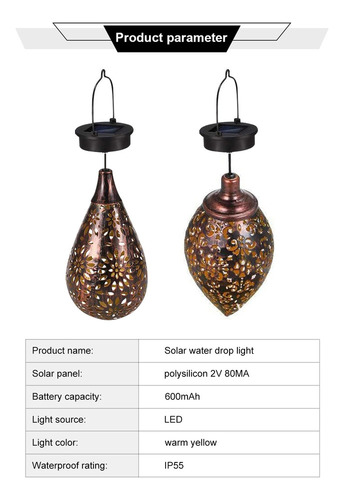 Lámpara De Luz Solar Al Aire Libre For Decoración Navideña