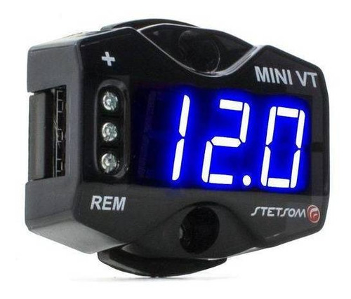 Voltímetro Mini Stetsom Mini Vt Medidor De Bateria Digital
