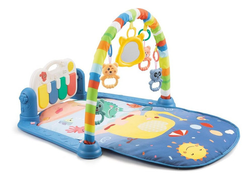 Tapete De Atividades Multifuncional Alegria Musical Azul