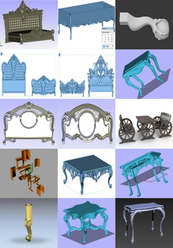 Archivos Stl Relieve 3d Cnc Router Ornamentos 1000 Modelos