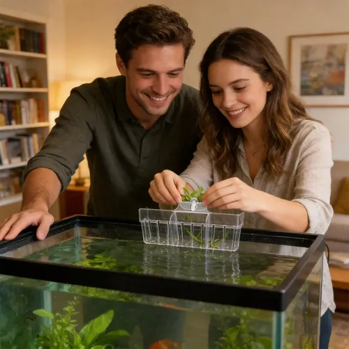 Suporte Para Plantas De Aquário Copos De Cultivo ! Zx
