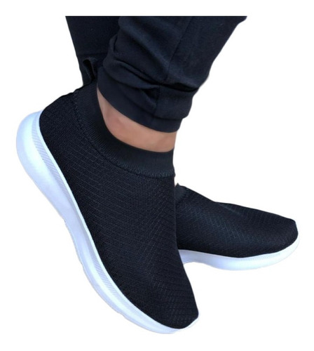 Imagem 2 de 3 de Kit 3 Pares Tênis Meia Elástico Moda Lindo Promoção !!!