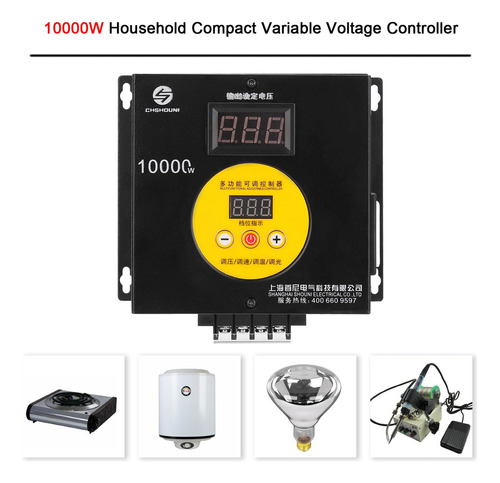 Controlador De Tensão Variável Compacto Doméstico De 10000w