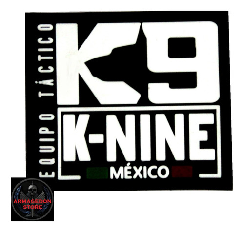 Parche K9 K-9 Knine Militar Policia Binomio Tactico Perro Bk