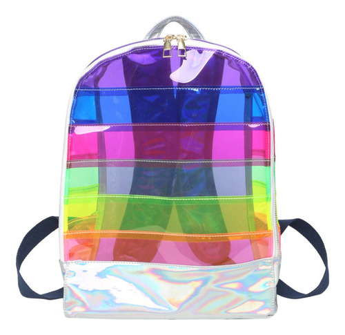 Mochila Transparente Fashion Light Beach Daily Gran Capacida