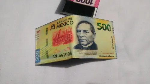 Cartera en forma de billete sale