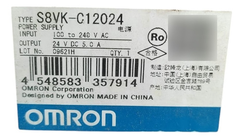 Fonte Chaveada Omron S8vk-c12024