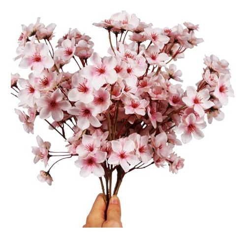 Ramas De Cerezo Artificial Tinsow, 6 Piezas De Tallos De Fl