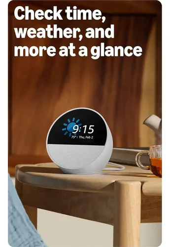 Amazon Echo Spot - Despertador Inteligente Com Alexa | MercadoLivre