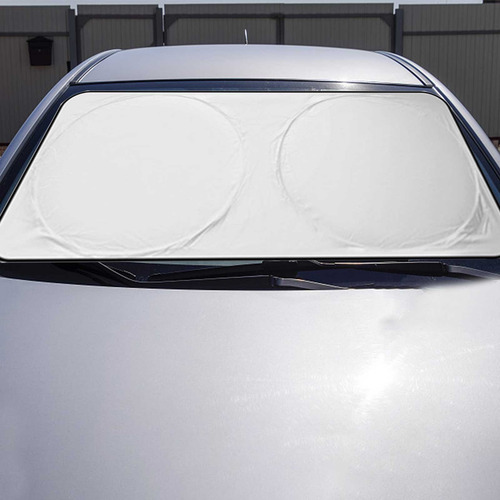 Parasol Para Coche Con Parasol De Tela Revestida, Doble De A