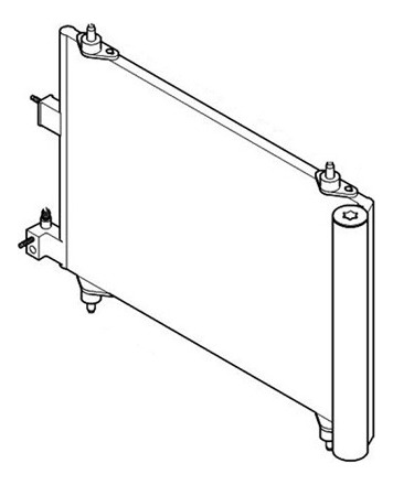 Radiador Aire Acondicionado Citroen Berlingo 1.6 Nafta