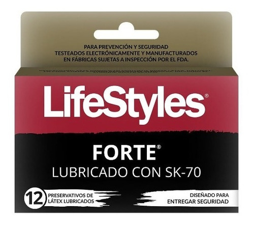 Preservativo Lifestyles Forte X 12 Condones