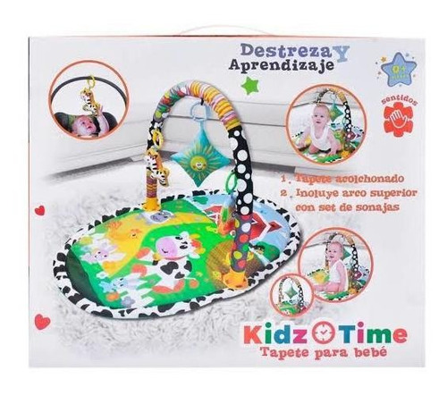 Tapete Gimnasio Para Bebe 0 Meses + Con Set De Sonajas.