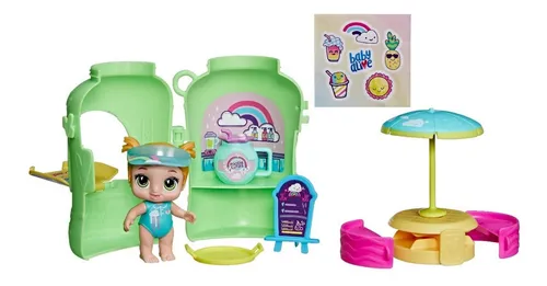 Baby Alive Foodie Cuties Muñeca Sorpresa Con Acc. - Hasbro