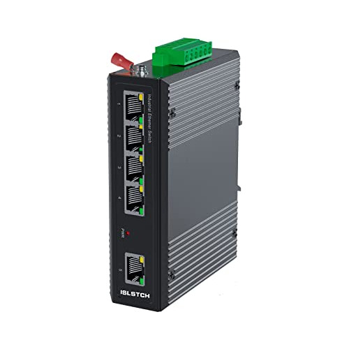 Conmutador De Red Ethernet Industrial Gigabit De 5 Puertos P