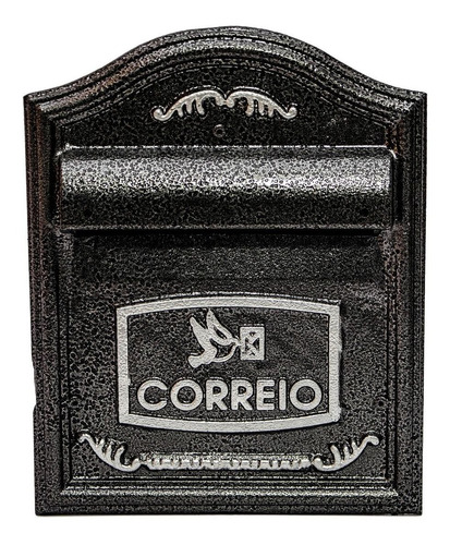 Caixa De Correio / Correspondência Luxo Colonial P/ Parede Muro Ou Portão (medida Frontal 28x22 Cm)