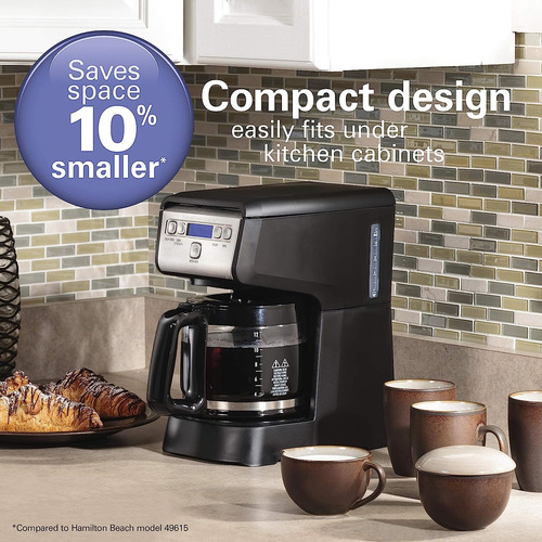 Cafetera Programable Compacta Hamilton Beach 46200
