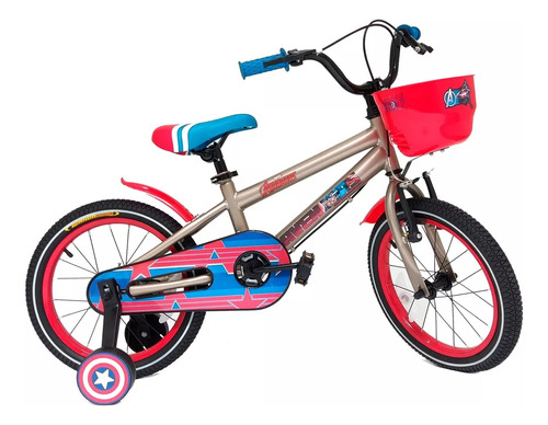 Bicicleta Infantil Lamborghini Nene Nena Acero Rodado 16