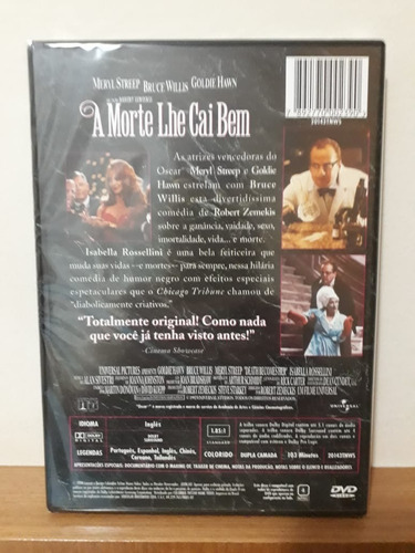 Dvd A Morte Lhe Cai Bem - Bruce Willis Goldie Hawn - Lacrado