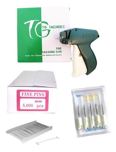 Etiquetadora Tg Tacher + 5000 Precintos 50mm + 5 Agujas Fina