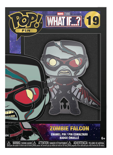 Funko Pop Pin Marvel What If Zombie Falcon