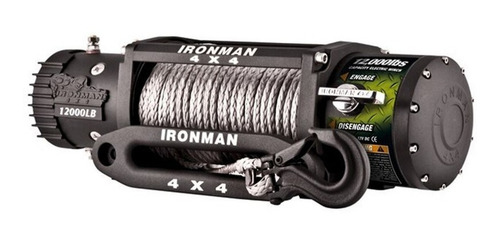 Imagen 1 de 6 de Malacate 12000 Eléctrico Cable De Plasma Ironman 4x4