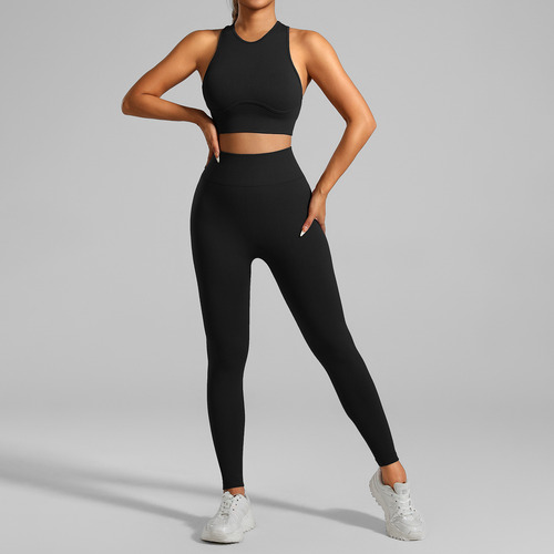 Conjunto Deportivo Mujer Casual Pants Top 2 Piezas Moda Gym