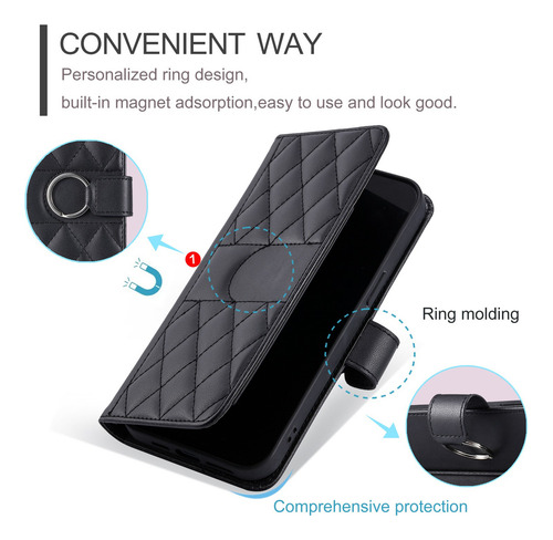 Funda Para iPhone 7, 8 Plus, 6 Se, Funda De Piel Tipo Cartera, Etc.