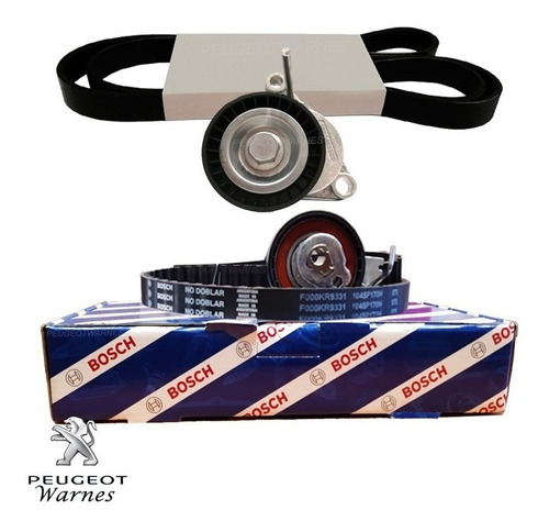 Distribucion Bosch + Kit Poly V Peugeot 208 1.5 Nafta 12-16