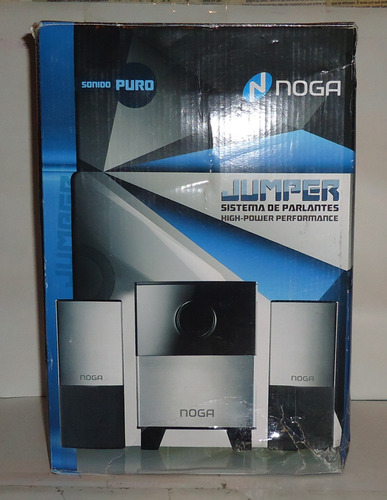 Equipo De Musica Noga Para Pc Auxiliar Nuevo En Caja