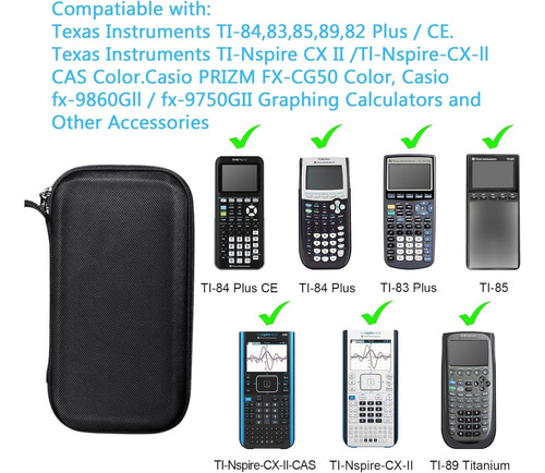 Funda De Transporte Calculadora Gráfica Ti-84 Plus Ce,...