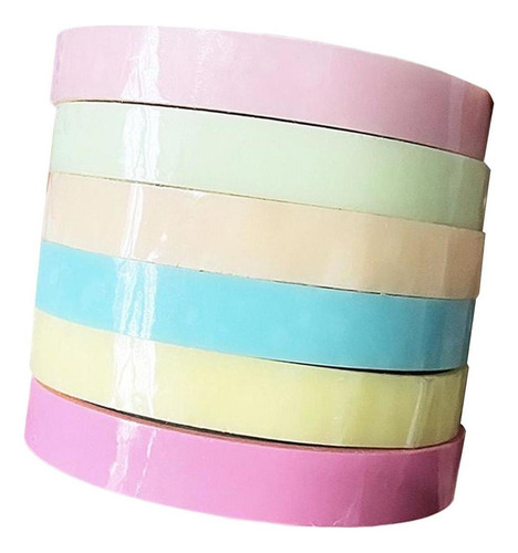 6x Cinta Adhesiva De Colores Para Hacer Bolas, Adorno