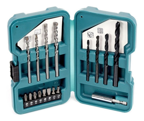 Set 17 Accesorios Brocas + Puntas Atornillar D-40216 Makita