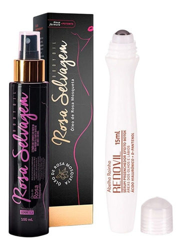 Rosa Selvagem Estria Foliculite + Renovil Efeito Botox Serum