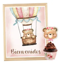 Comprar Kit Imprimible Osita Nena Decoración Cumpleaños Candy Bar