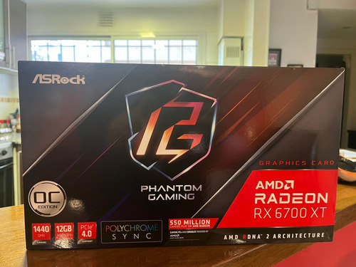 Amd Asrock Rx 6700 Xt Phantom Gaming 12gb Oc Edition (Usado)