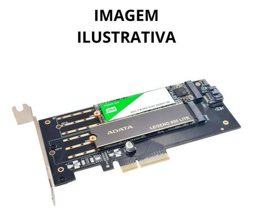 Placa Pci Express 4.0 4x Hd Nvme M.2 Ngff Ssd