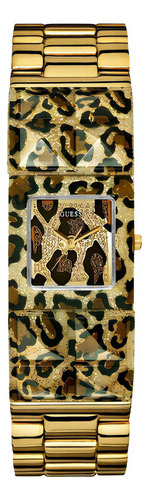 Reloj Dama Guess | W0052l2 | Original | Outlet Oportunidad! Color de la correa Dorado Color del bisel Animal print Color del fondo Animal print