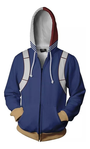 Todoroki Shoto Cosplay Sudadera Disfraz Mi Héroe Academia