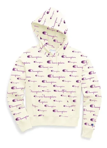 Sudadera Champion Multi Scale Script Original Mujer Dama