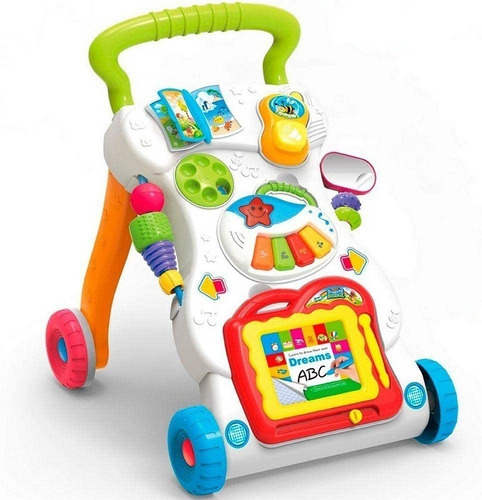 Andador Didático Infantil Educativo 8 Brinquedos Baby Style HE0801